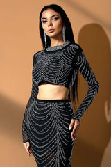 Black Queen Luxury Co-ord Set
