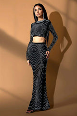 Black Queen Luxury Co-ord Set