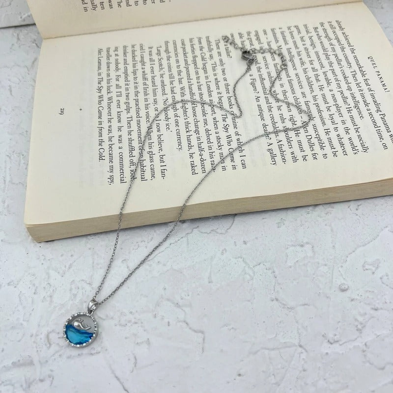 Aqua Dream Dolphin Necklace