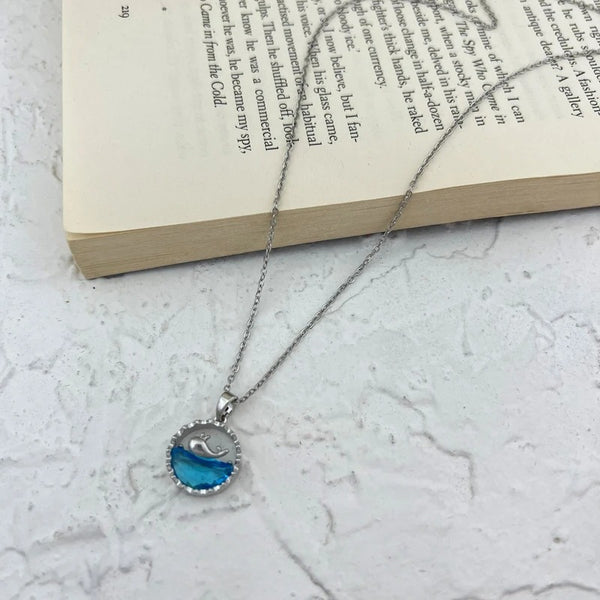 Aqua Dream Dolphin Necklace