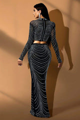 Black Queen Luxury Co-ord Set