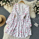 Abloom Flowery Spring Mini Dress