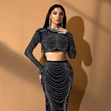 Black Queen Luxury Co-ord Set