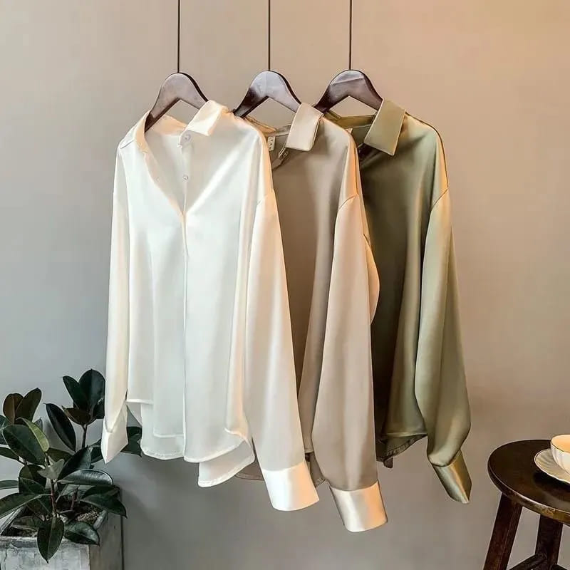 Amanda Satin Premium Shirt Main image
