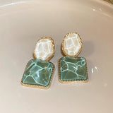 Aqua Reflection Earrings