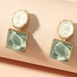Aqua Reflection Earrings