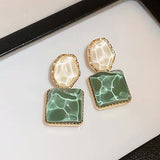 Aqua Reflection Earrings