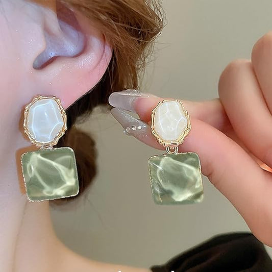 Aqua Reflection Earrings