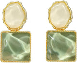 Aqua Reflection Earrings