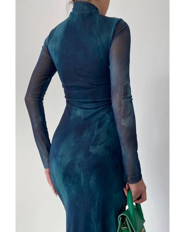 Aurora Printed Party Dress