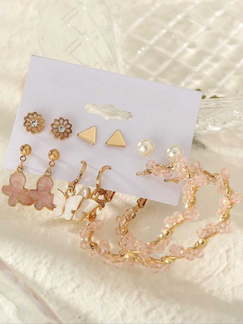 Butterfly Blossom Earring Set Secondary image