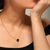 Golden Clover Necklace