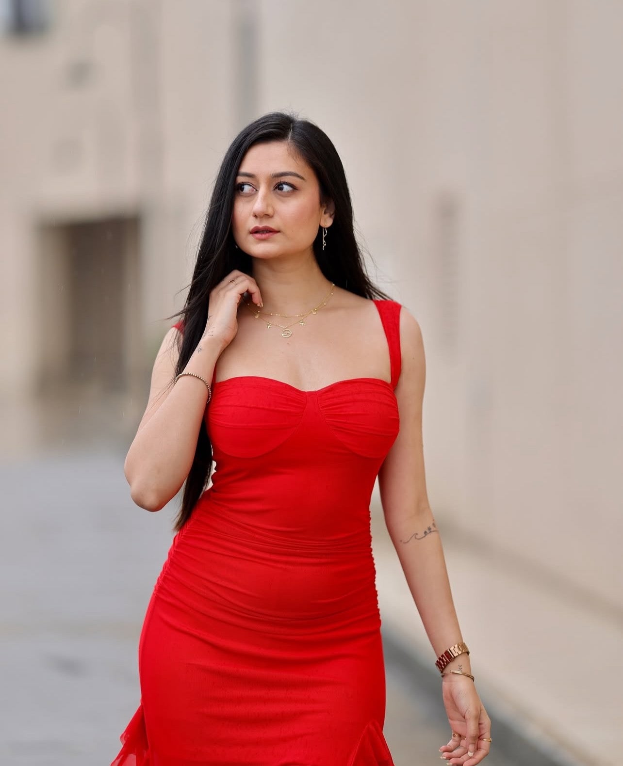 Carmine Dazzy Flare Dress
