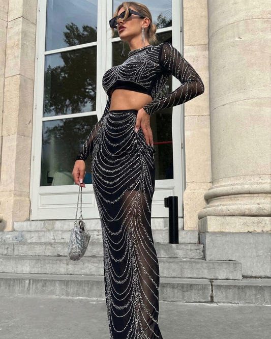 Black Queen Luxury Co-ord Set