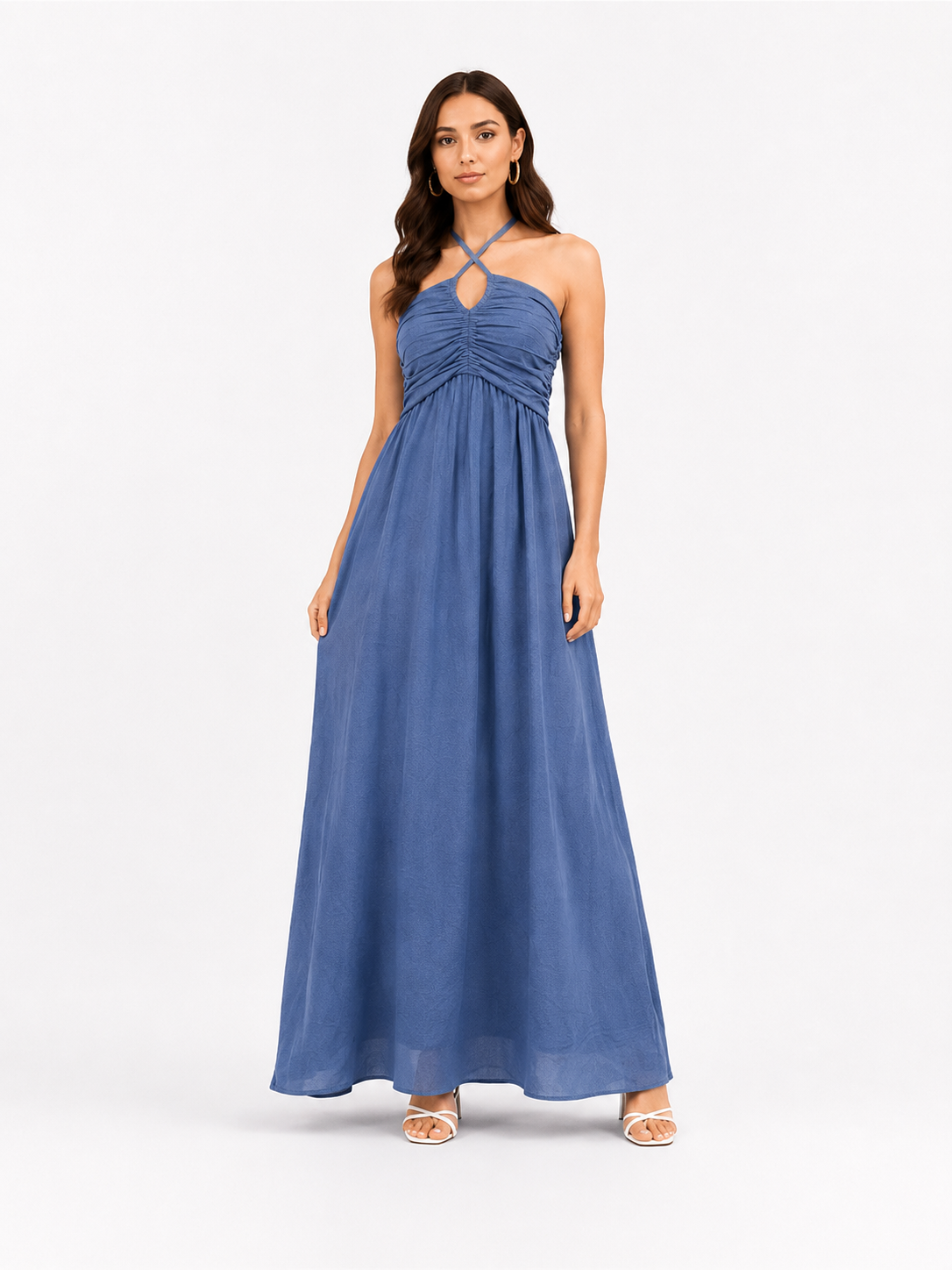 Blue Haze Halter Dress Main image
