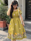 Botanical Embroidered Dress