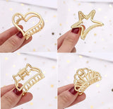 Galaxy Golden Hair Clips Combo