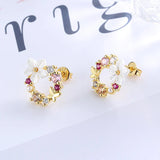 Butterfly Kiss Floral Earrings