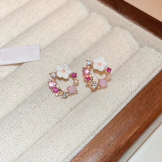Butterfly Kiss Floral Earrings