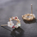 Butterfly Kiss Floral Earrings