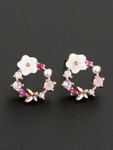 Butterfly Kiss Floral Earrings