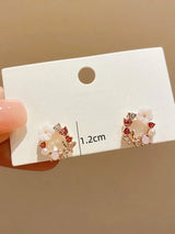 Butterfly Kiss Floral Earrings