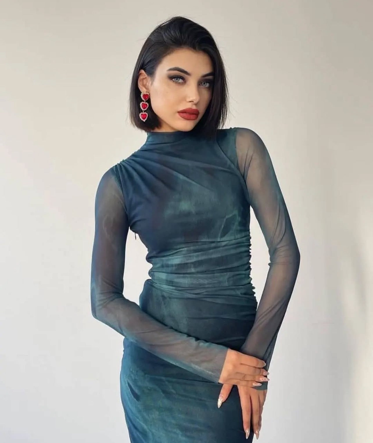 Aurora Printed Party Dress