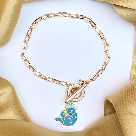 Golden Cat Bracelet