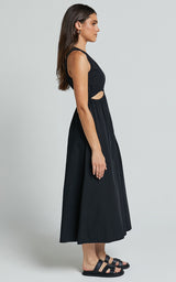 Caliana Black Dress