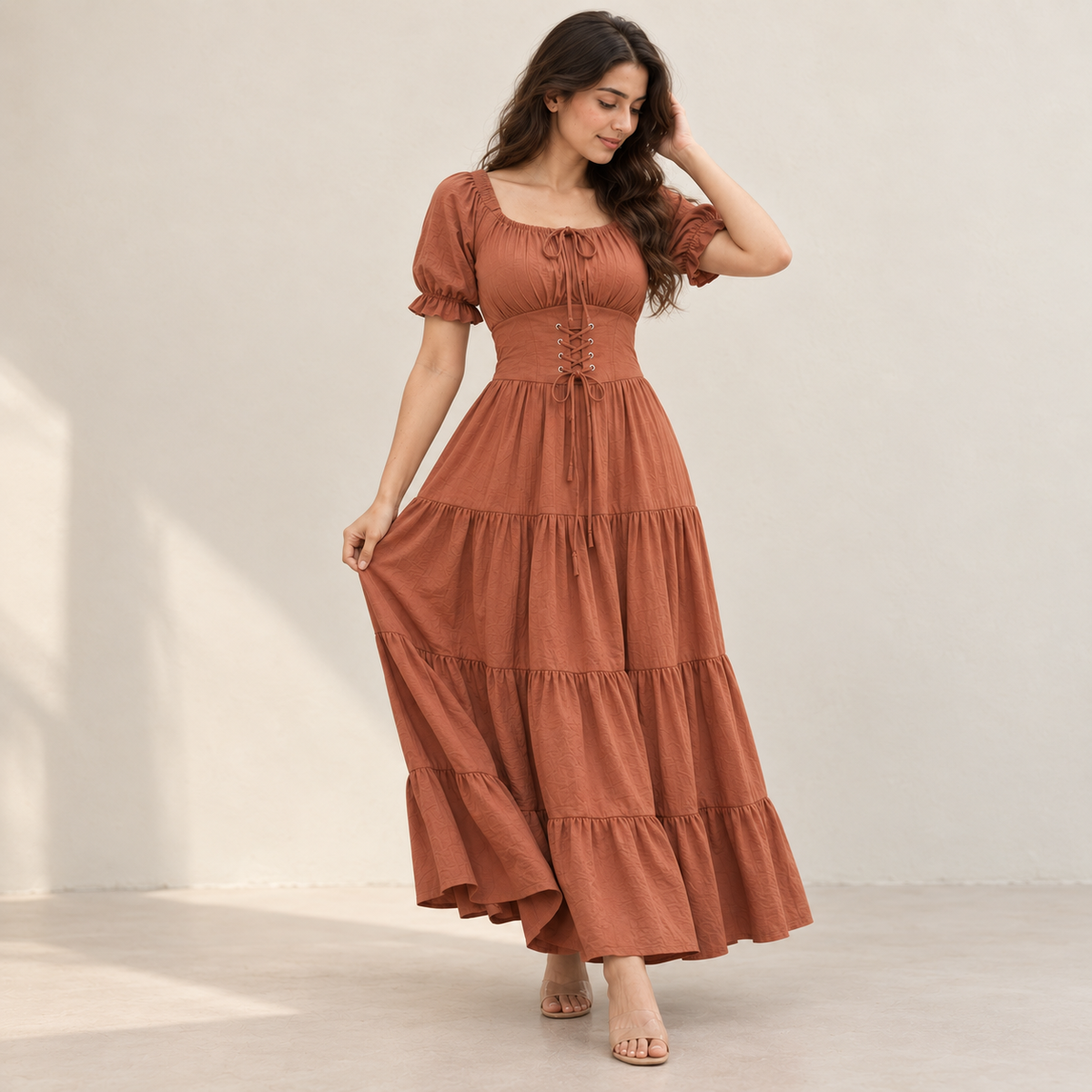 Terracotta Muse Dress Main image