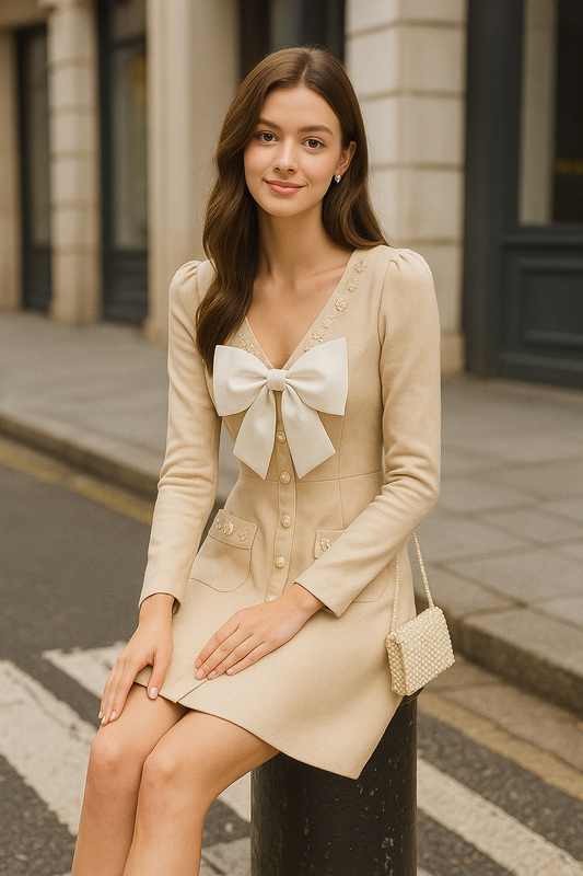 Petal Bow Charm Dress