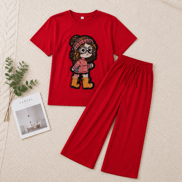 Crimson Cutie Co-Ord Set