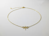 Dazzle Dragonfly Necklace