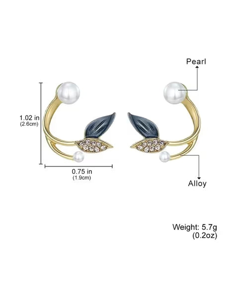 Dewloop Pearl Earrings