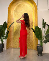 Carmine Flare Dress