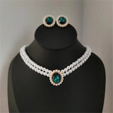 Emerald Pearl Royal Set