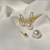 Ebony Pearl Earrings