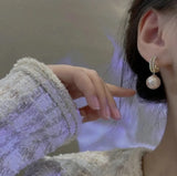 Ebony Pearl Earrings