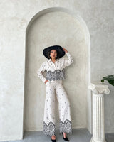 Chic Monochrome Co-ord Set
