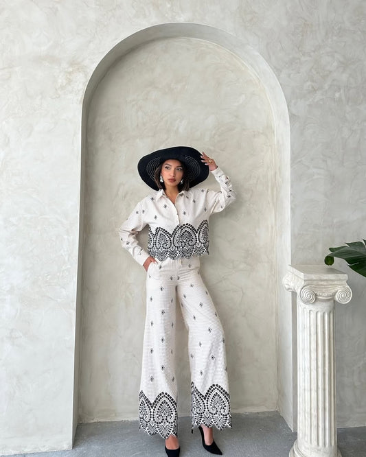 Chic Monochrome Co-ord Set