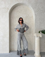 Chic Monochrome Co-ord Set