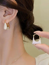 Frosted Prism Earrings