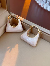 Frosted Prism Earrings