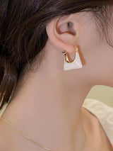 Frosted Prism Earrings