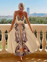 Palm Mirage Maxi Dress