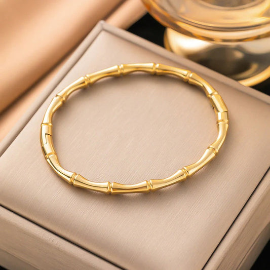 Golden Bamboo Bracelet