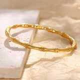 Golden Bamboo Bracelet