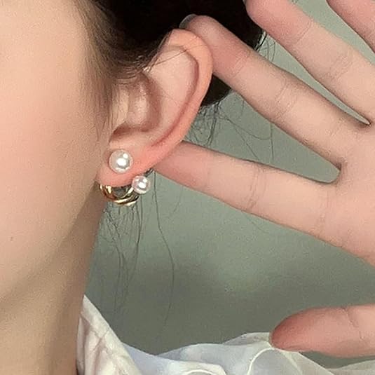 Golden Ball Drops Earrings