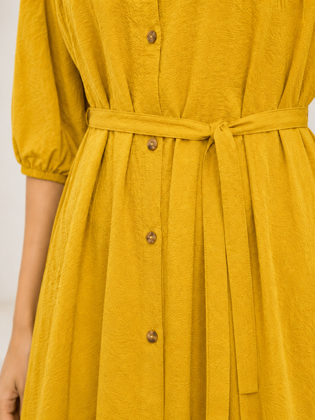 Golden Meadow Shirt Dress