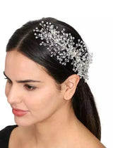 White Detailed Hair Accessory